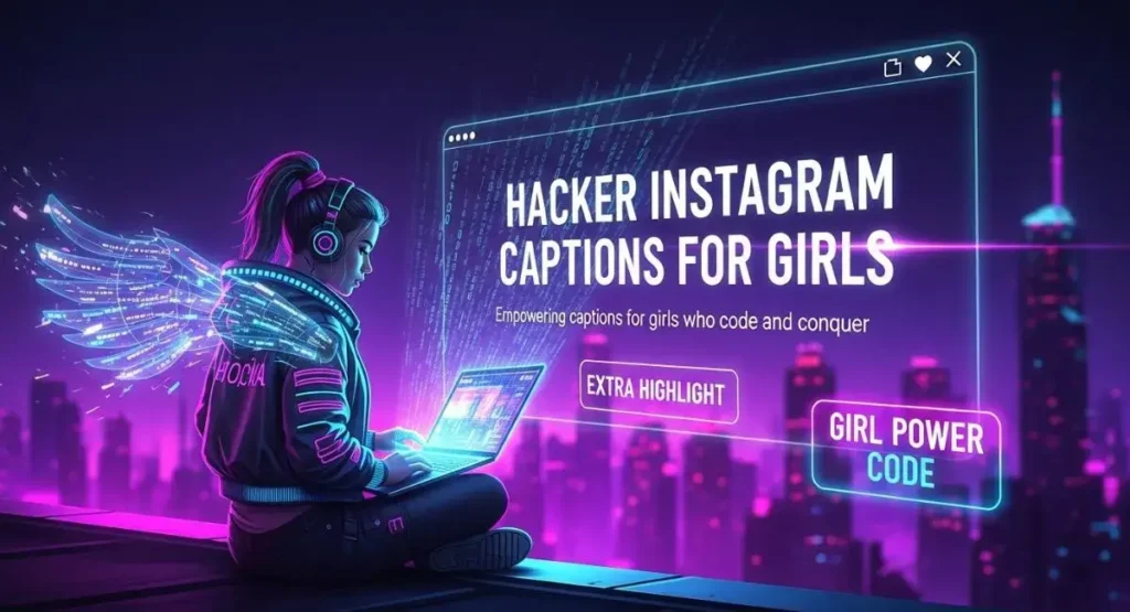 Hacker Instagram Captions for Girls