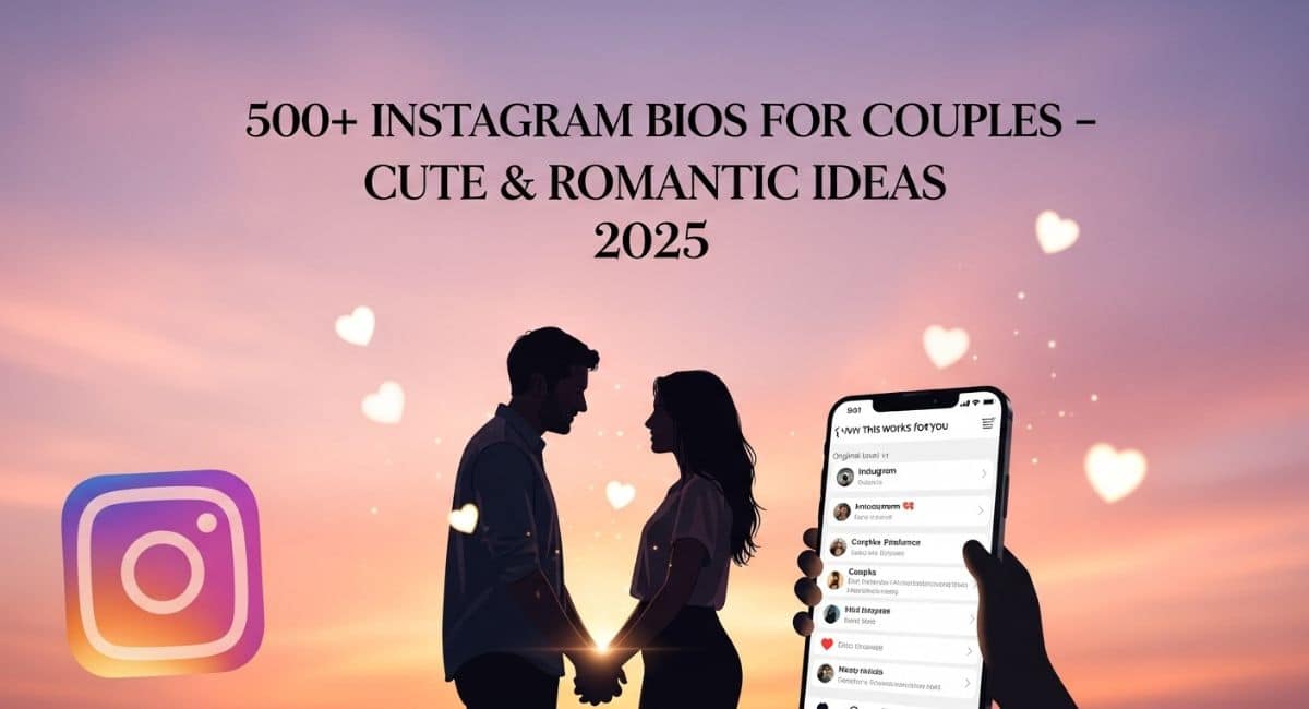 Instagram Bios for Couples