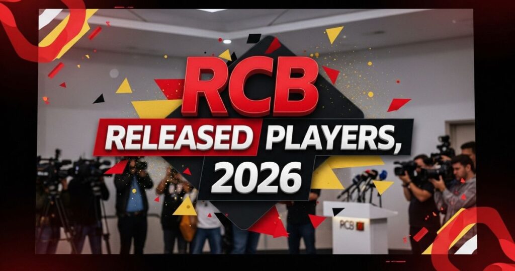 RCB Released Players, 2026