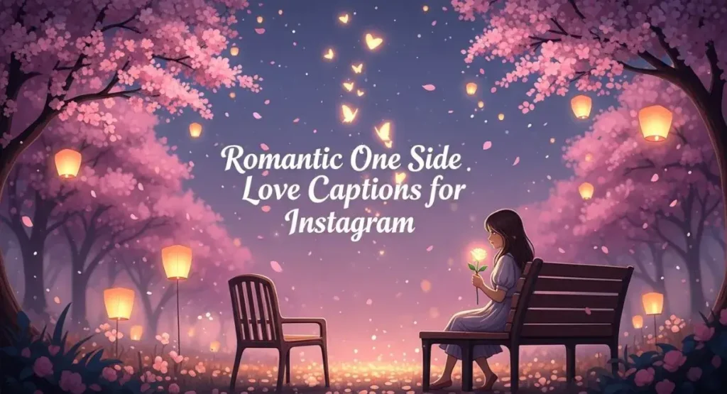 Romantic One Side Love Captions for Instagram