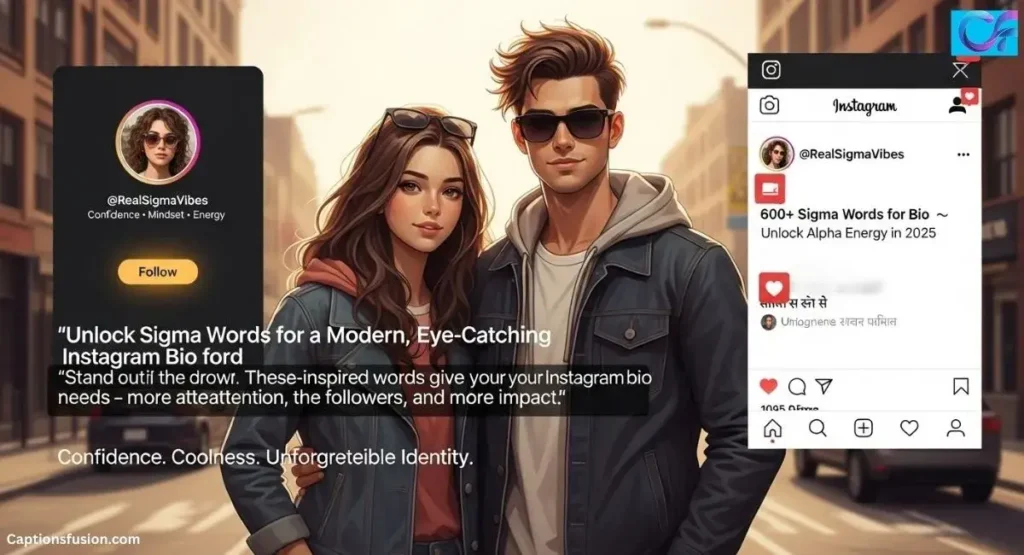 Sigma Words for a Modern, Eye-Catching Instagram Bio
