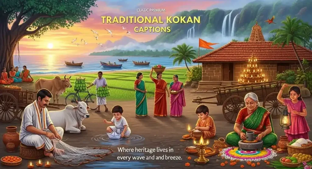 Traditional Kokan Captions