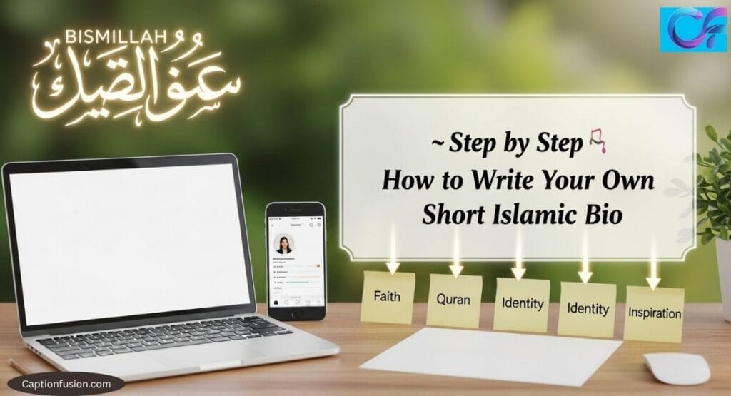 💡 Step by Step How to Write Your Own Short Islamic Bio