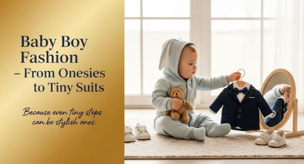 Baby Boy Fashion Captions – From Onesies to Tiny Suits