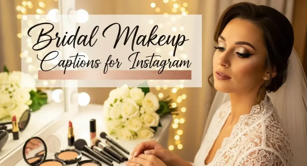 Bridal Makeup Captions for Instagram