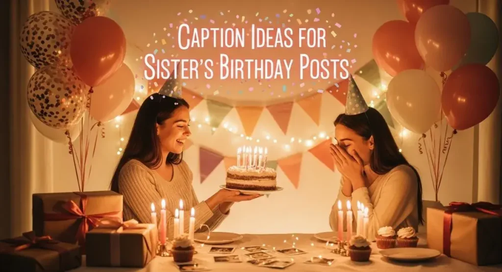 Caption Ideas for Sisterโs Birthday Posts