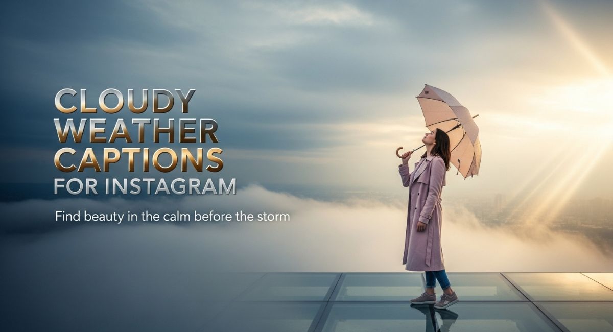 Cloudy Weather Captions for Instagram