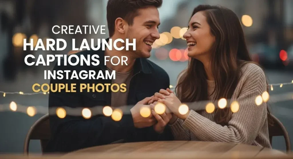 Creative Hard Launch Captions for Instagram Couple Photos