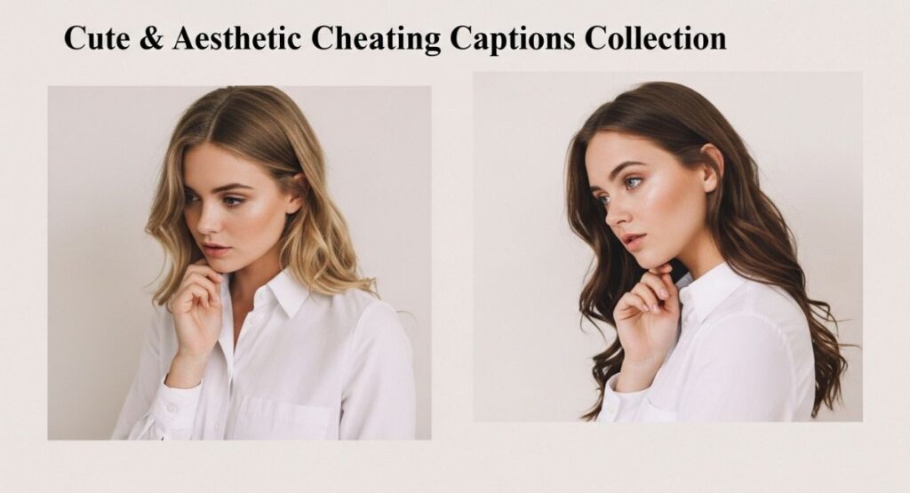 Cute and Aesthetic Cheating Captions Collection
