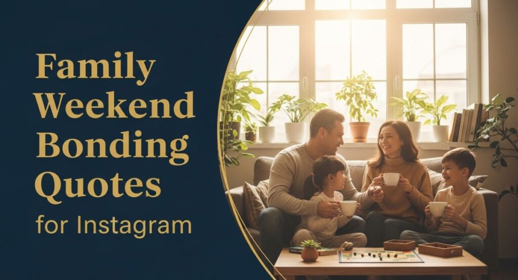 Family Weekend Bonding Quotes for Instagram