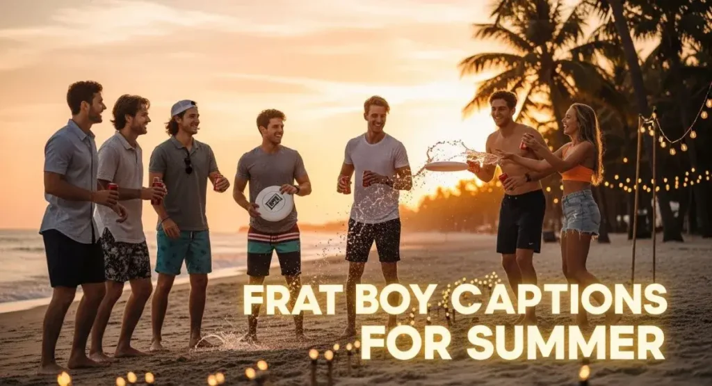 Frat Boy Captions for Summer