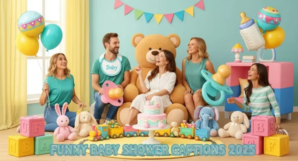 Funny and Playful Baby Shower Captions to Make Everyone Smile