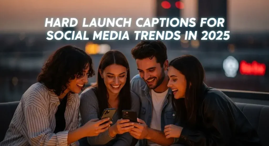 Hard Launch Captions for Social Media Trends in 2025