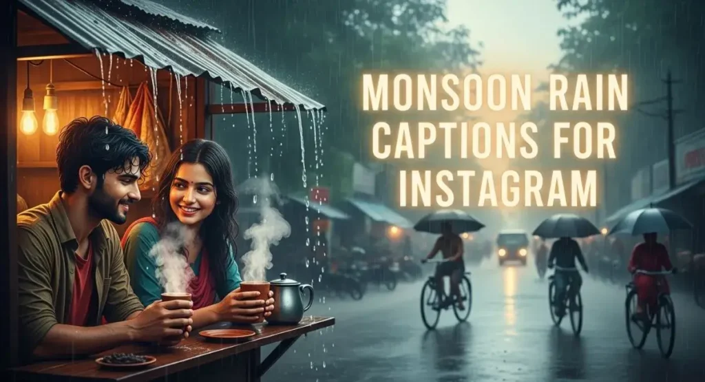 Monsoon Rain Captions for Instagram