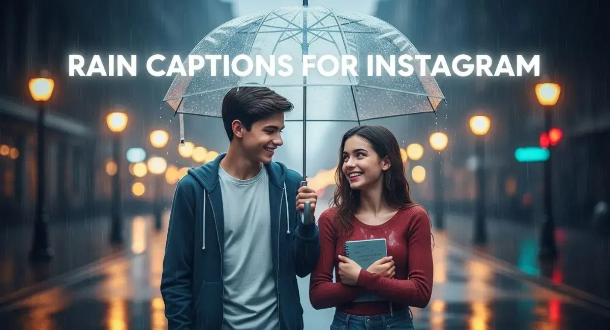 Rain Captions for Instagram