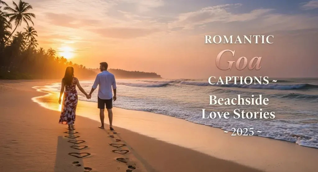 Romantic Goa Captions to Capture Beachside Love Stories