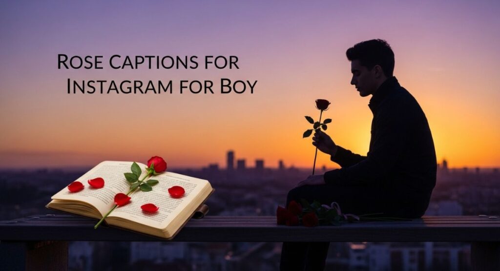 Rose Captions for Instagram for Boy