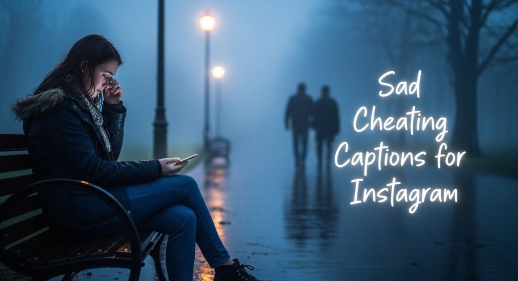 Sad Cheating Captions for Instagram