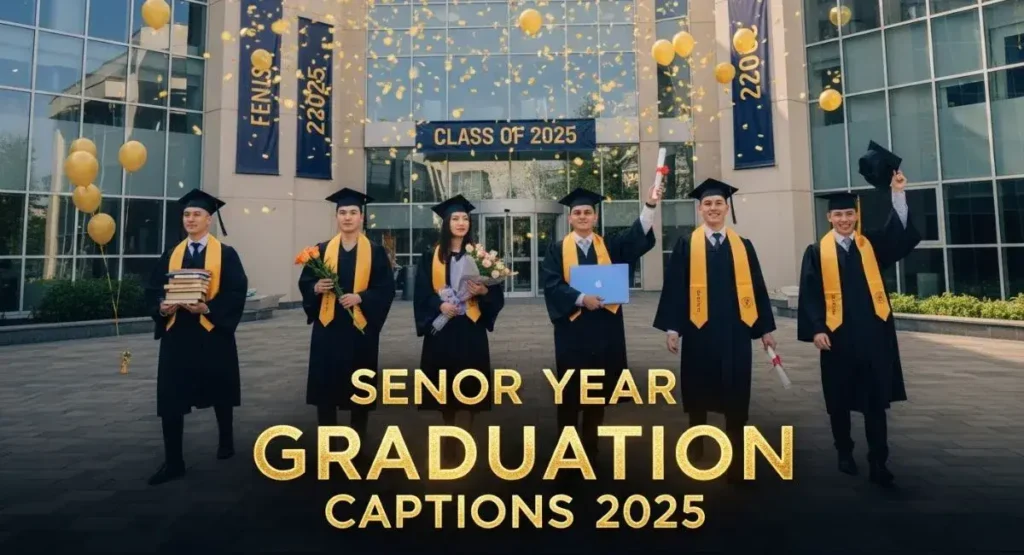 Senior Year Graduation Captions 2025