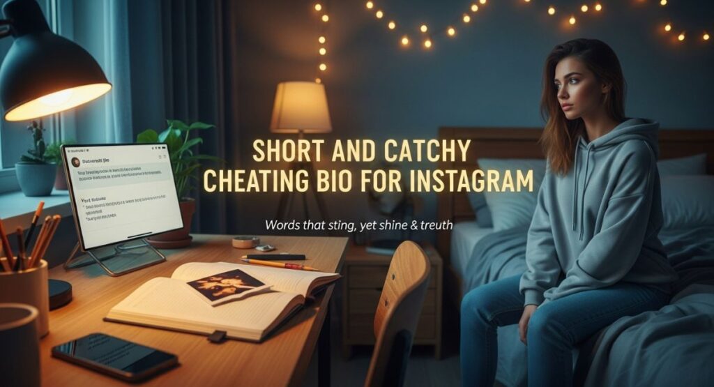Short and Catchy Cheating Bio for Instagram