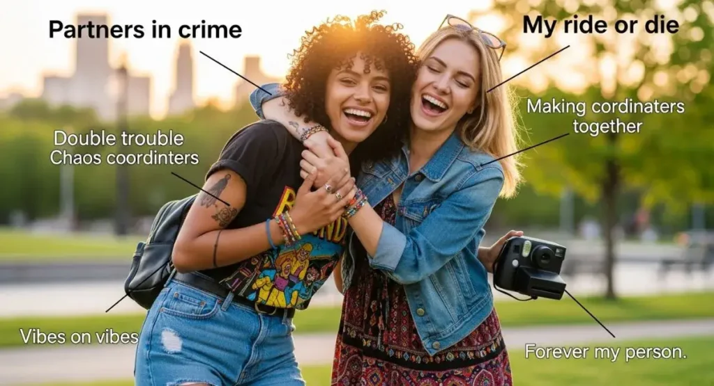 Short Captions for Best Friend