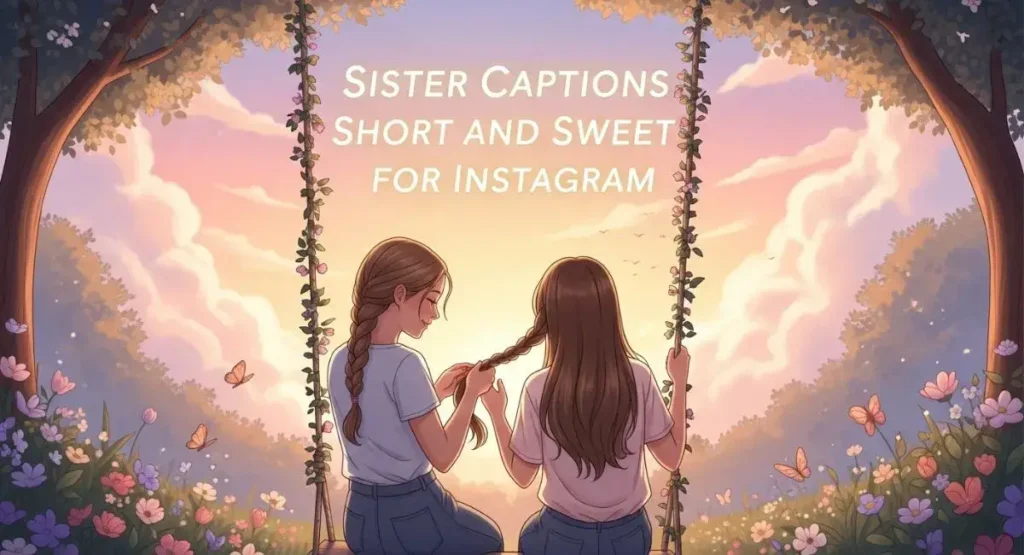 Sister Captions Short and Sweet for Instagram