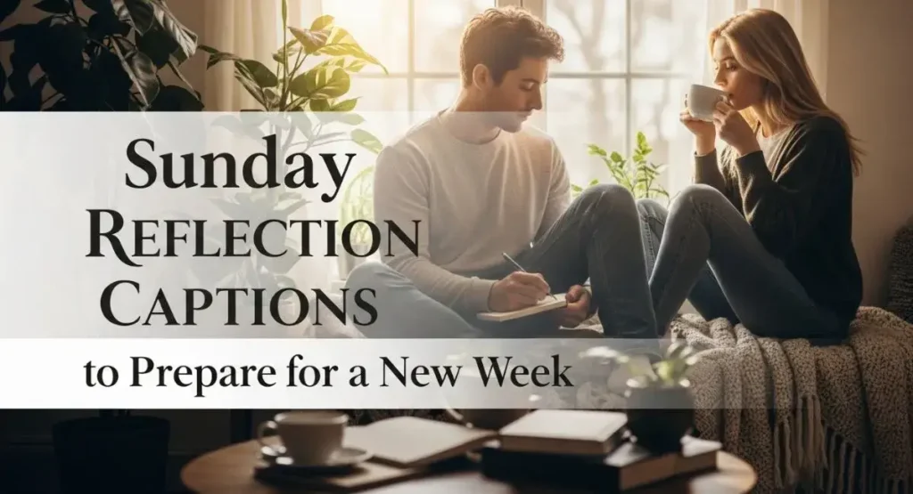 Sunday Reflection Captions to Prepare for a New Week