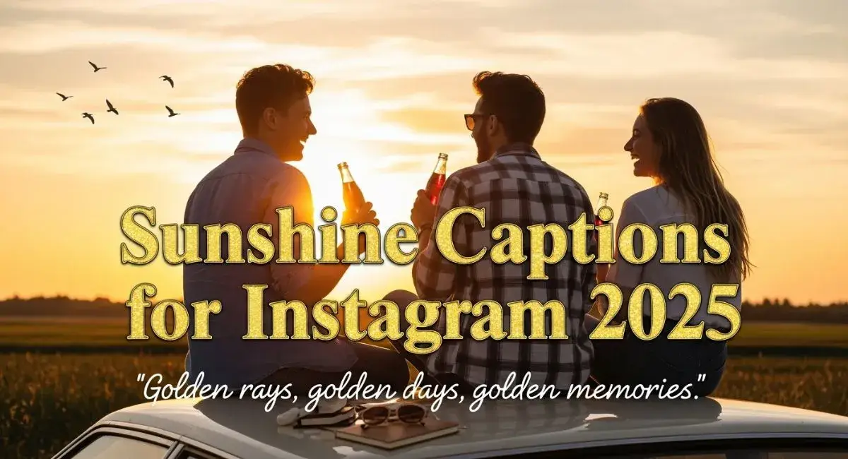Sunshine Captions for Instagram