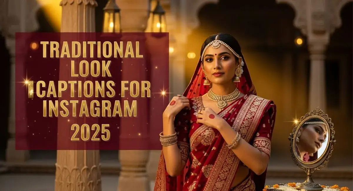 Traditional Look Captions for Instagram