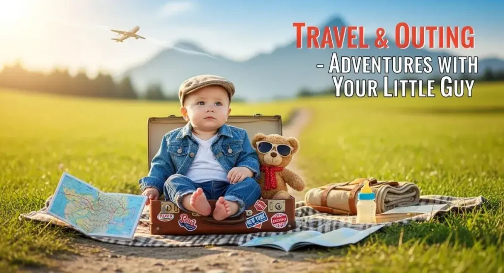 Travel & Outing Captions – Adventures with Your Little Guy