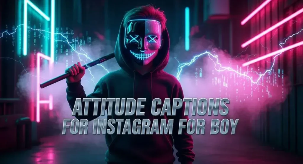 Attitude Captions for Instagram for Boy 
