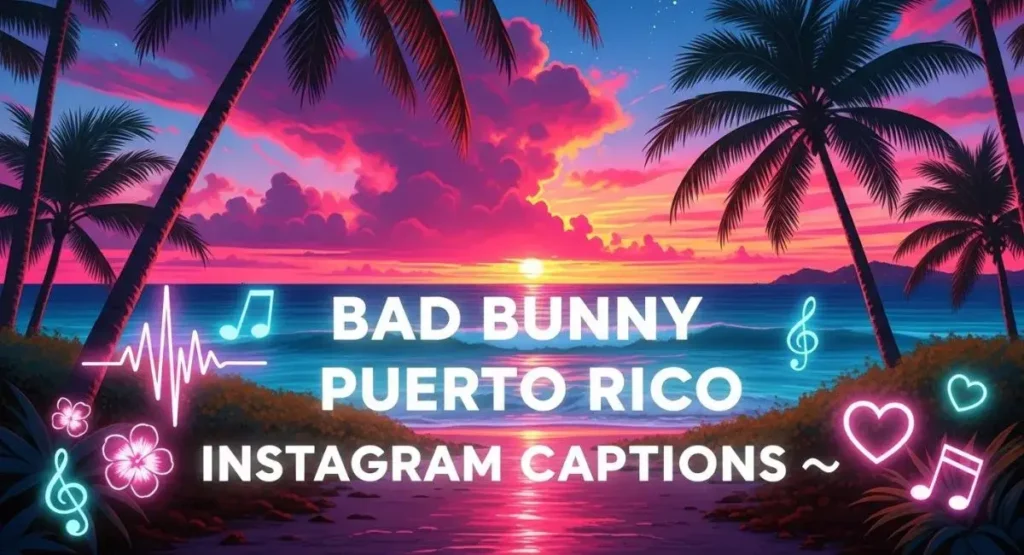 Bad Bunny Puerto Rico Instagram Captions