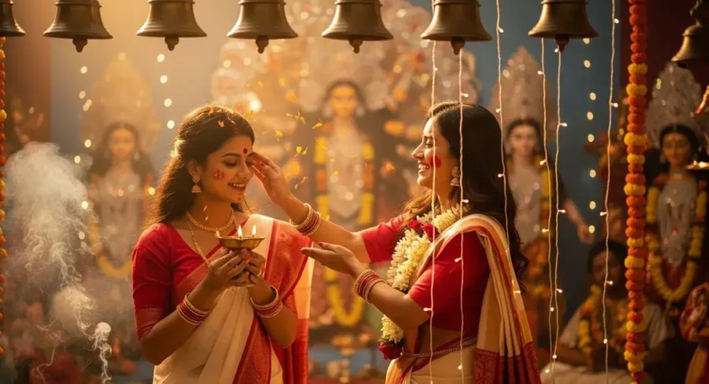 Bengali Puja Captions for Instagram for Girl