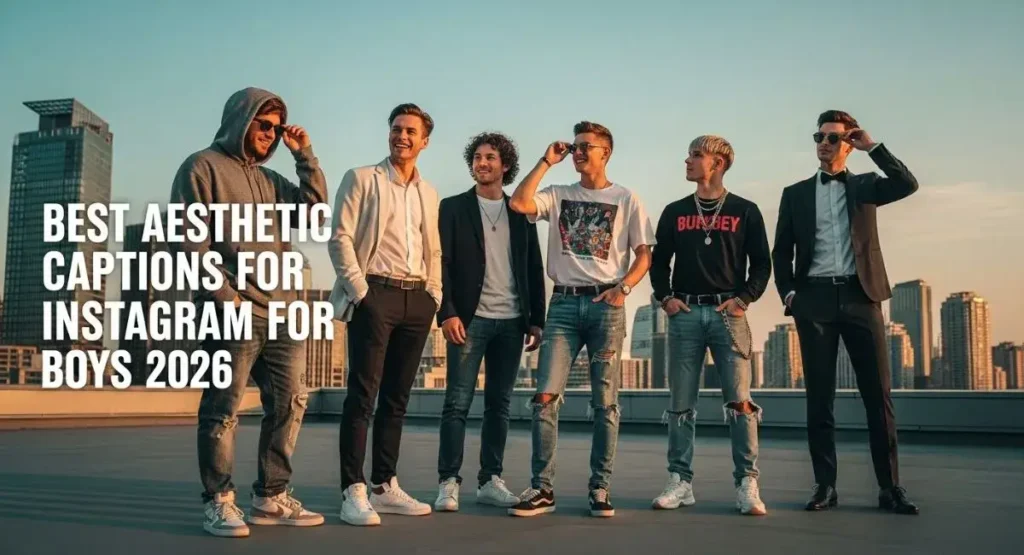 Best Aesthetic Captions for Instagram for Boys 2026