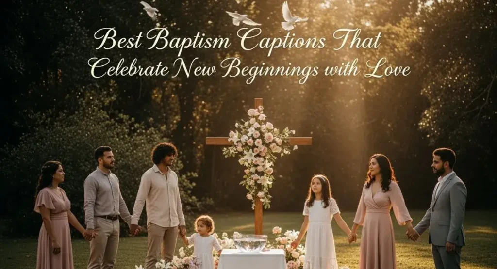 Best Baptism Captions That Celebrate New Beginnings with Love