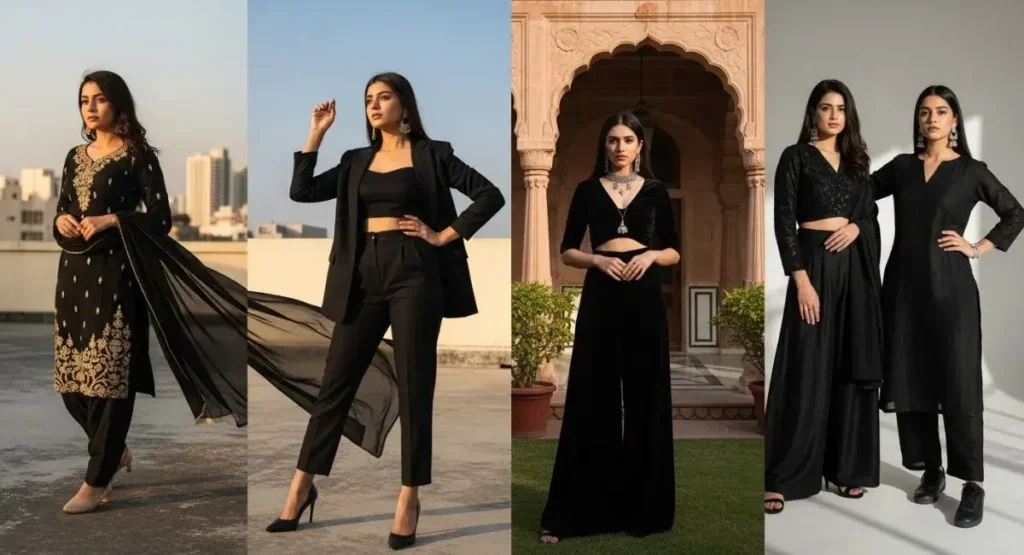 Black Suit Captions for Instagram for Girl in Punjabi