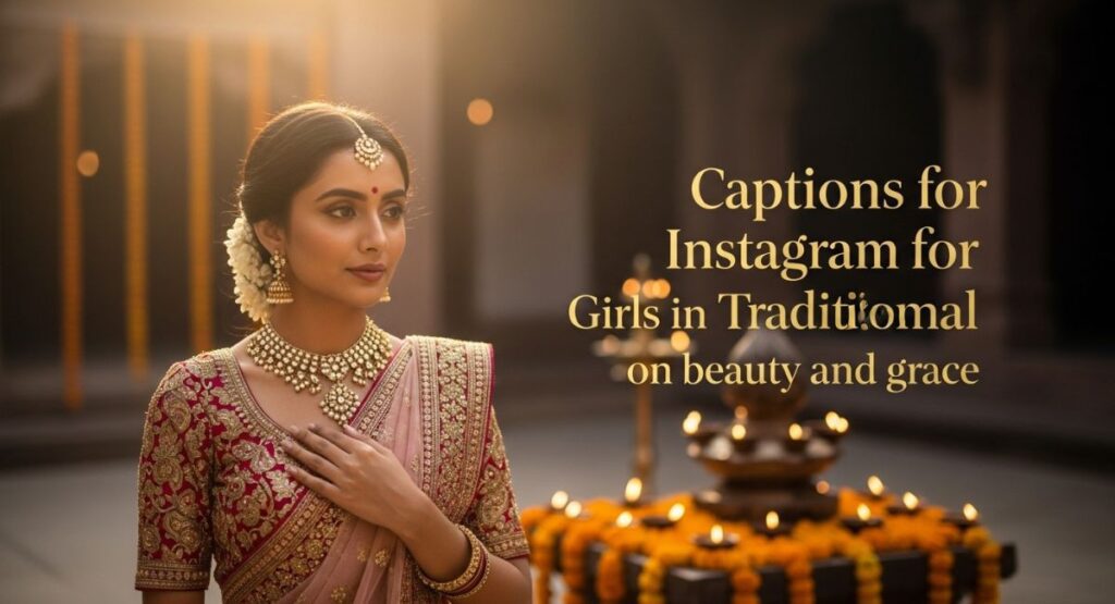 Captions for Instagram for Girls in Traditional
