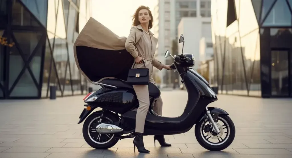 Chic Electric Scooter Captions for Fashion Lovers