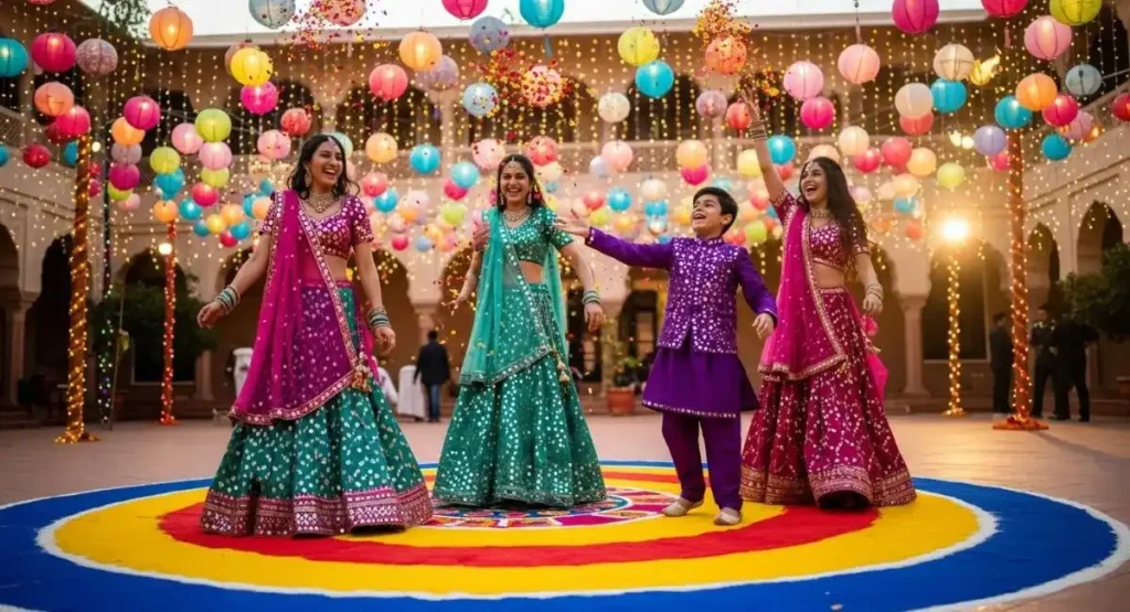 Colorful Garba Instagram Captions Full of Life