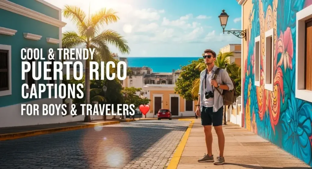 Cool and Trendy Puerto Rico Captions for Boys and Travelers
