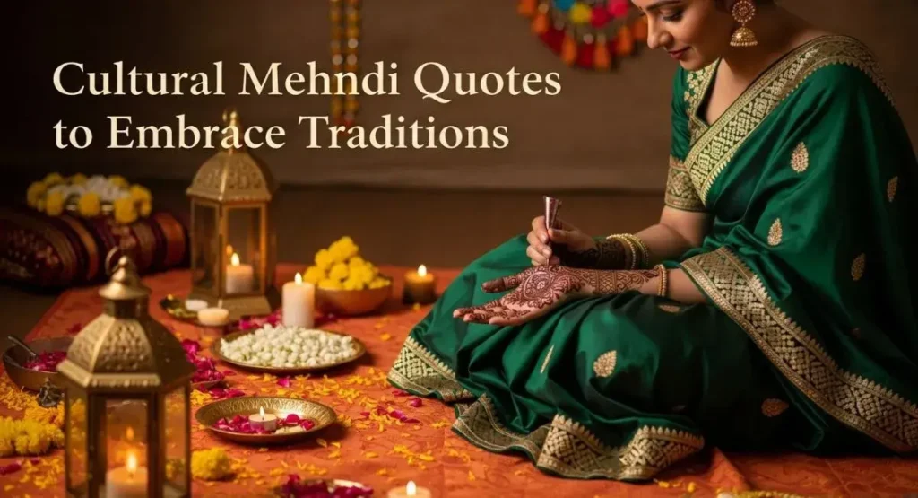 Cultural Mehndi Quotes to Embrace Traditions