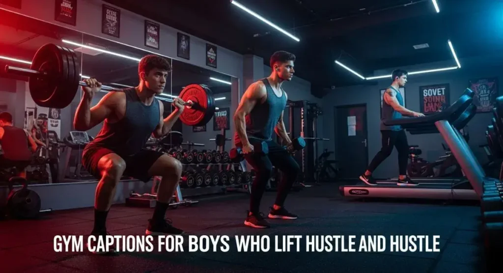 Gym Captions for Boys Who Lift and Hustle 