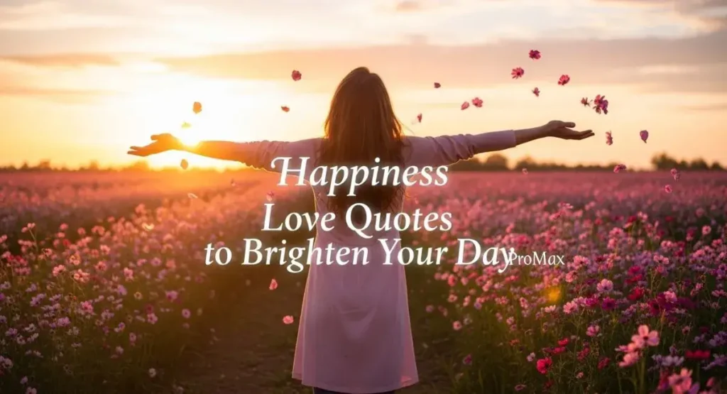 Happiness Love Quotes to Brighten Your Day 
