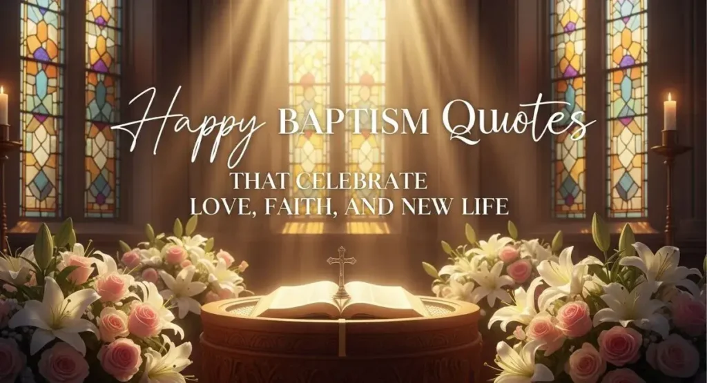 Happy Baptism Quotes That Celebrate Love, Faith, and New Life
