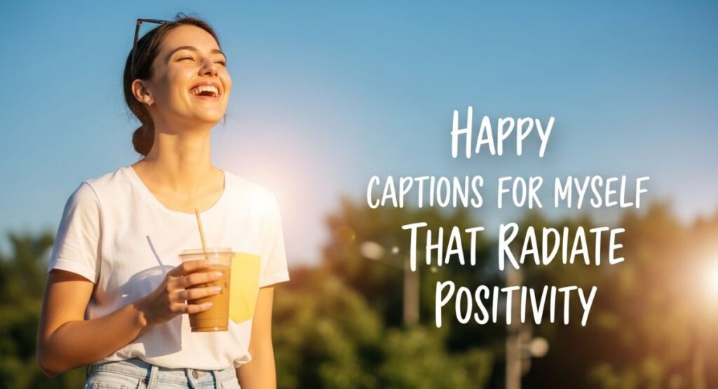 Happy Captions for Myself That Radiate Positivity
