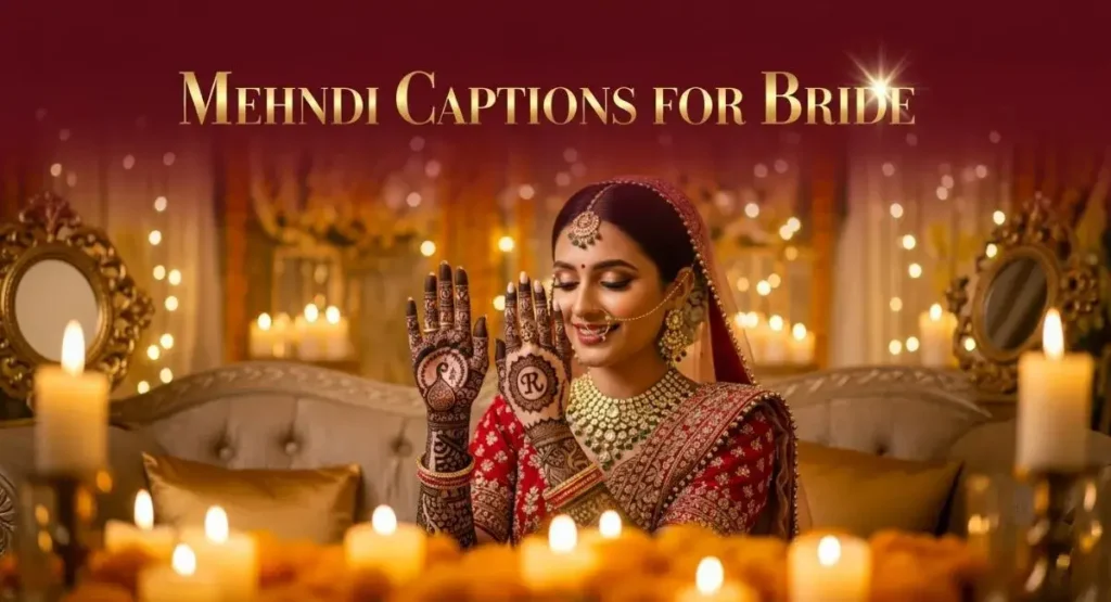 Mehndi Captions for Bride
