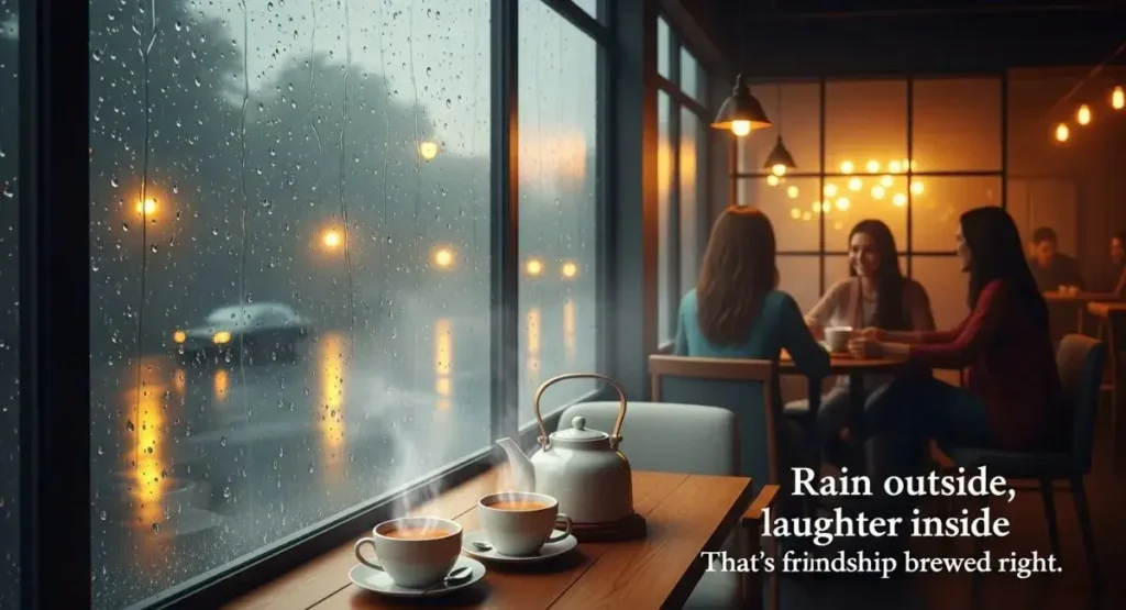 Monsoon Captions for Instagram with Friends
