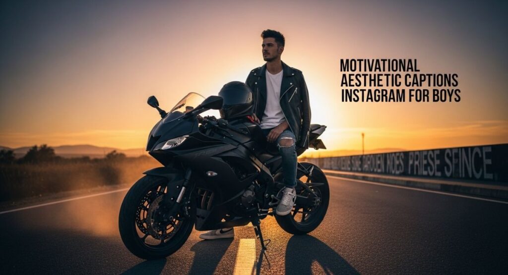 Motivational Aesthetic Captions for Instagram for Boys 