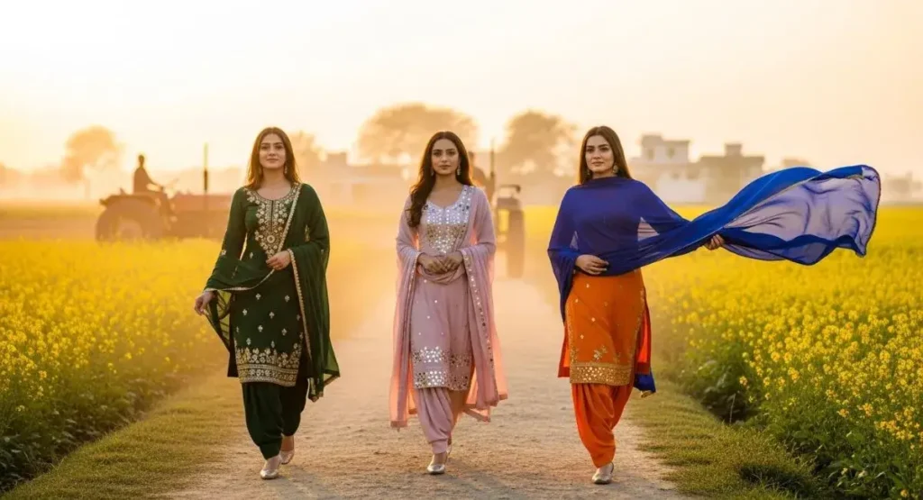Punjabi Suit/Dress Captions for Instagram