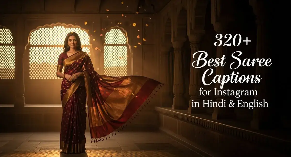 Saree Captions for Instagram in Hindi